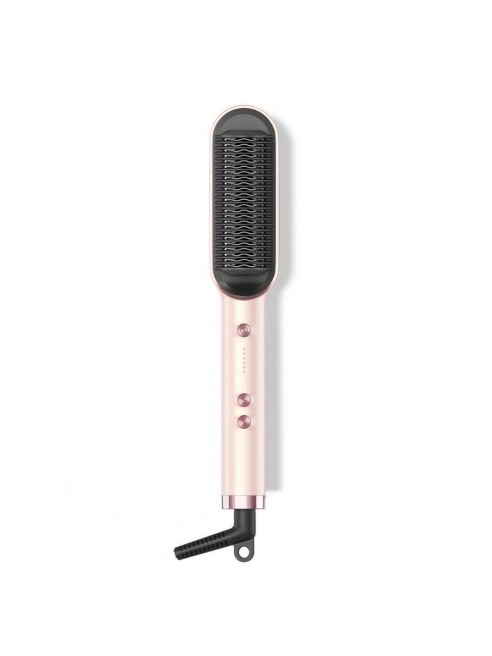 Tymo ring electric hair straightening comb in pink
